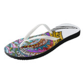 Geleste olifant, dunne riemen teenslippers (Schuin)