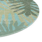 Geleste tropische bladeren snijplank (Hoek)