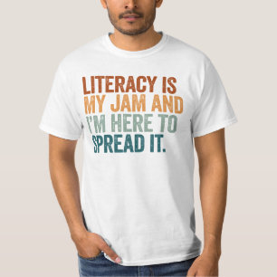 Geletterdheid is mijn ding en ik ben hier om het t t-shirt
