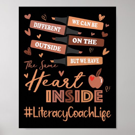 Geletterdheidscoach We kunnen anders zijn dan Blac Poster (Voorkant)