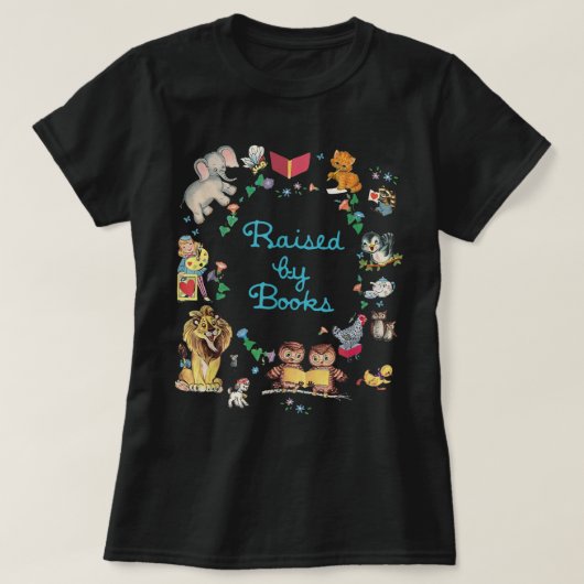 Geleverd door boeken literair boek met een gewaard t-shirt (Design voorkant)