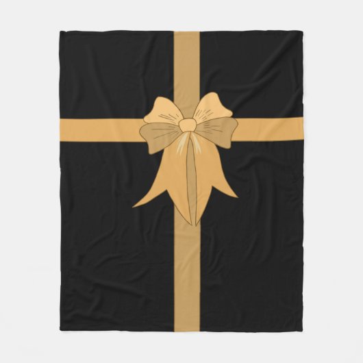 Geleverd met goud omkeerbaar fleece deken (Voorkant)