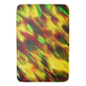 Geleverd van rood naar geel, een beetje groen badmat (Voorkant Verticaal)