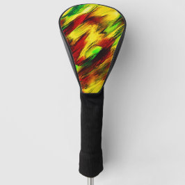 Geleverd van rood naar geel, een beetje groen golfheadcover