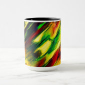 Geleverd van rood naar geel, een beetje groen mok (Midden)