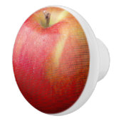 GELEVERDE RODE APPEN KERAMISCHE KNOP (Rechts)
