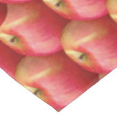 GELEVERDE RODE APPEN TAFELKLEED (Gekanteld)