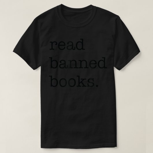  gelezen Verboden Boeken T-shirt (Design voorkant)