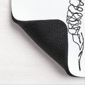 Gelicentieerd chiropractor massage therapeut muismat (Hoek)
