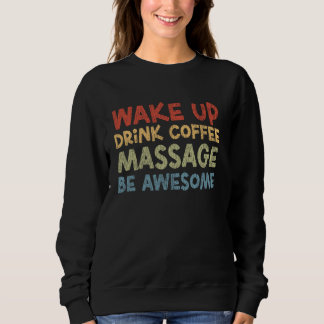 Gelicentieerd Massagetherapeut Therapie Koffie Wak Trui