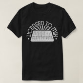 Gelicentieerd om Sound Engineer te mixen T-shirt (Design voorkant)