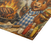Gelicentieerd om te grillen snijplank (Hoek)