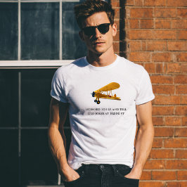 Gelicentieerd om te vliegen en grappen te maken Gr T-shirt