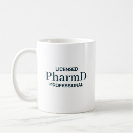 Gelicentieerd PharmD-professional Gepersonaliseerd Koffiemok