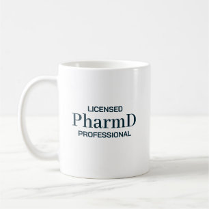 Gelicentieerd PharmD-professional Gepersonaliseerd Koffiemok