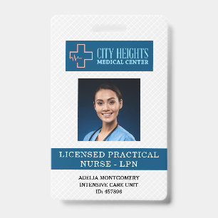 Gelicentieerd Praktisch Verpleegkundige LPN Naam P Badge