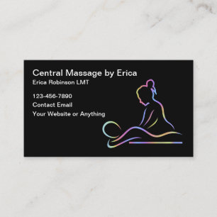 Gelicentieerde Massage Therapeut Uniek Visitekaartje