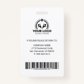 Gelicentieerde Praktische Verpleegkundige LPN Foto Badge (Achterkant)