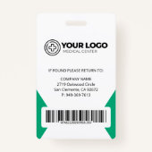 Gelicentieerde Praktische Verpleegkundige LPN Logo Badge (Achterkant)