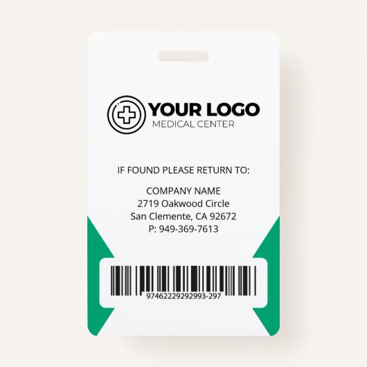 Gelicentieerde Praktische Verpleegkundige LPN Logo Badge (Achterkant)