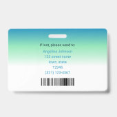 Gelicentieerde Praktische Verpleegkundige LPN Mode Badge (Back)