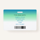 Gelicentieerde Praktische Verpleegkundige LPN Mode Badge (Achterkant)