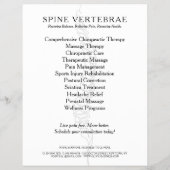 Geliciteerd chiropractor flyer (Achterkant)