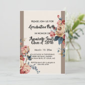 geliefd Afstuderen Kaart (Staand voorkant)