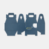 Geliefd bij de maan en achterpartij gunst box. bedankdoosjes (Uitgevouwen)