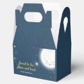 Geliefd bij de maan en achterpartij gunst box. bedankdoosjes (Geopend)