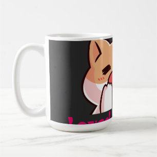 "Geliefd Door Een Katte Kawaii Kat Zwarte Mok" Koffiemok
