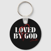 Geliefd door God - Johannes 3:16 Sleutelhanger (Voorkant)