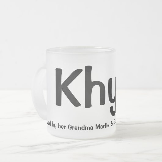 Geliefd door grootouders Mok (Voorkant links)