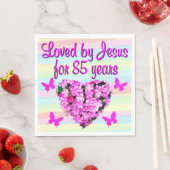 GELIEFD DOOR JEZUS 85E VERJAARDAG BLOEMNAPELS SERVET (Insitu)