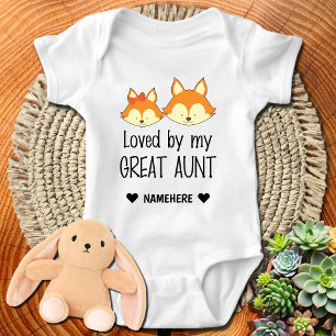 Geliefd door mijn grote tante Fox Romper