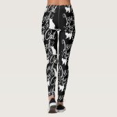 Geliefd door mijn kat in het wit leggings (Achterkant)