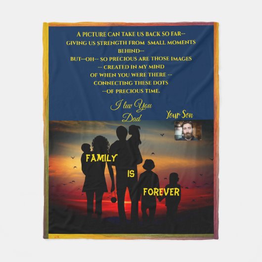 Geliefd een-  geschenk medium gooien fleece deken (Voorkant)