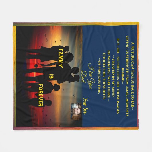 Geliefd een-  geschenk medium gooien fleece deken (Voorkant (Horizontaal))