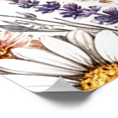 Geliefd en Mooie Bruiloft Poster (Hoek)