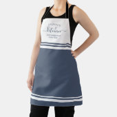 Geliefd gebakken in blauwe Franse streep Schort (Insitu)