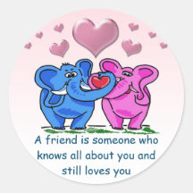 Geliefd in elk geval sticker