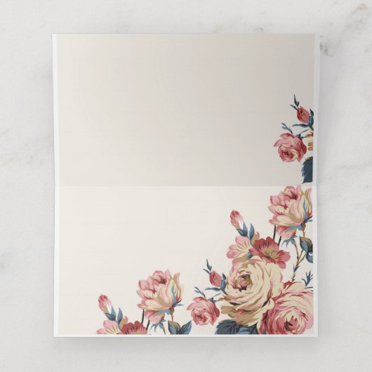 geliefd plaatskaartje (Binnenkant ongevouwen)