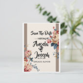 geliefd sparen de Datum Aankondigingskaart (Staand voorkant)