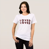 Geliefd Tri-Blend shirt (Voorkant volledig)