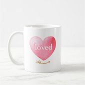 Geliefd Waterverf Hart Koffiemok (Links)