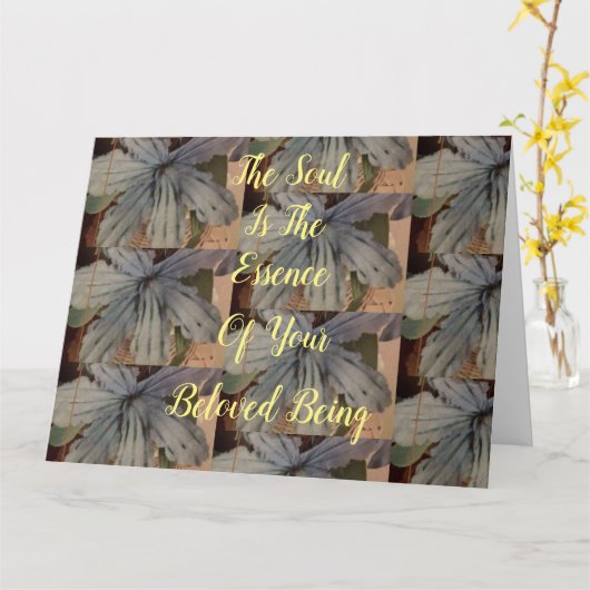 geliefd wezen kaart (Gele Bloem)