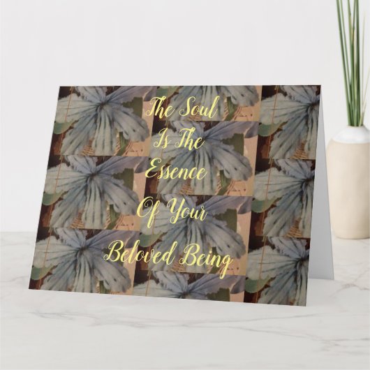 geliefd wezen kaart (Voorkant)