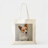 Geliefde Bijschrift Gepersonaliseerde Foto Canvas  Tote Bag (Voorkant)