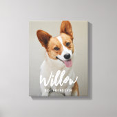 Geliefde bijschrift Gepersonaliseerde foto verpakt Canvas Afdruk (Voorkant)