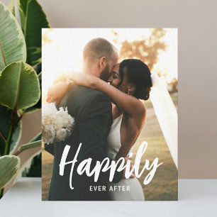 Geliefde bijschrift Gepersonaliseerde foto verpakt Canvas Afdruk